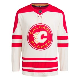 Mænd NHL Calgary Flames Trøje Tilpasset Heritage Classic Adidas 2023-24 Authentic